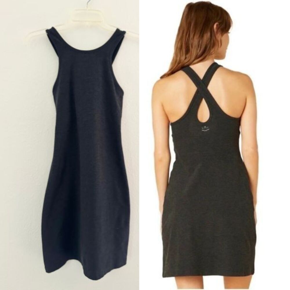 Beyond Yoga Spacedye Under Lock and Key Dress Darkest Night Athleisure Sz Small
